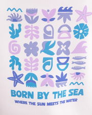 The Born by the Sea Womens Drifter Hoodie in Orchid