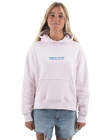 The Born by the Sea Womens Drifter Hoodie in Orchid