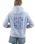 The Born by the Sea Womens Drifter Hoodie in Powder Blue