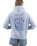 The Born by the Sea Womens Drifter Hoodie in Powder Blue