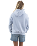 The Born by the Sea Womens Sunrise Hoodie in Powder Blue