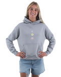 The Born by the Sea Womens Sunrise Hoodie in Storm Grey