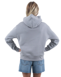 The Born by the Sea Womens Sunrise Hoodie in Storm Grey