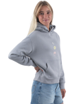 The Born by the Sea Womens Sunrise Hoodie in Storm Grey