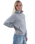 The Born by the Sea Womens Sunrise Hoodie in Storm Grey