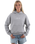 The Born by the Sea Womens Sun Is Hoodie in Storm Grey