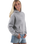 The Born by the Sea Womens Sun Is Hoodie in Storm Grey