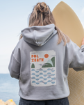 Polzeath Hoodie in Storm Grey