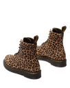 1460 Smooth Mini Leopard Spot Hair On Pascal Boots in Light Tan & Black