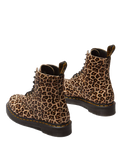 1460 Smooth Mini Leopard Spot Hair On Pascal Boots in Light Tan & Black