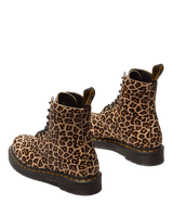1460 Smooth Mini Leopard Spot Hair On Pascal Boots in Light Tan & Black