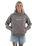 The Born by the Sea Womens Drifter Faded Hoodie in Faded Grey