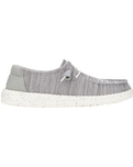 The Hey Dude Shoes Womens Wendy Stretch Sox Shoes in Light Grey
