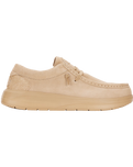 The Hey Dude Shoes Mens Wally Comf Suede Shoes in Tan