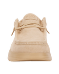 The Hey Dude Shoes Mens Wally Comf Suede Shoes in Tan