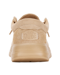 The Hey Dude Shoes Mens Wally Comf Suede Shoes in Tan