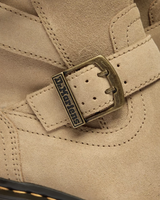 Anistone Two Strap Suede Biker Boots in Savannah Tan