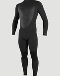 Epic 3/2mm Back Zip Wetsuit in Black