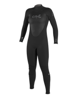 Epic 5/4mm Back Zip Wetsuit in Black, Black & Black