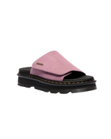 ZebZag EH Suede Sliders in Dusty Rose