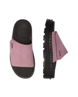 ZebZag EH Suede Sliders in Dusty Rose