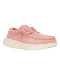 Wendy Comf Suede Shoes in Rose Pink & Whisper Pink