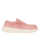 Wendy Comf Suede Shoes in Rose Pink & Whisper Pink
