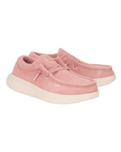 Wendy Comf Suede Shoes in Rose Pink & Whisper Pink