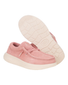 Wendy Comf Suede Shoes in Rose Pink & Whisper Pink