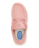 Wendy Comf Suede Shoes in Rose Pink & Whisper Pink