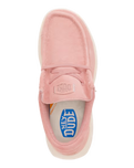 Wendy Comf Suede Shoes in Rose Pink & Whisper Pink