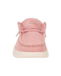 Wendy Comf Suede Shoes in Rose Pink & Whisper Pink