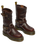 Anistone Hi Flower Rigger Boots in Dark Brown Grizzly