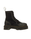 Jadon Rodeo 8-Eye Classic Pull Up+ Bronx Suede Boots in Black