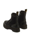 Jadon Rodeo 8-Eye Classic Pull Up+ Bronx Suede Boots in Black