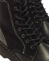 Jadon Rodeo 8-Eye Classic Pull Up+ Bronx Suede Boots in Black