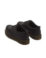 Lowell 4-Eye Crazy Horse Leather Shoes in Black