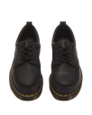 Lowell 4-Eye Crazy Horse Leather Shoes in Black
