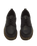 Lowell 4-Eye Crazy Horse Leather Shoes in Black