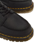 Lowell 4-Eye Crazy Horse Leather Shoes in Black