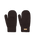 The Barts Womens Witzia Mittens in Dark Brown