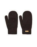 The Barts Womens Witzia Mittens in Dark Brown