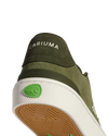 Luan Pro Suede Shoes in Olive Green & Ivory