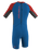 The O'Neill Boys Reactor-2 2mm Back Zip Shorty Wetsuit in Ocean, Graphite & Red