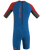 The O'Neill Boys Reactor-2 2mm Back Zip Shorty Wetsuit in Ocean, Graphite & Red