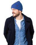 The Barts Mens Coler Beanie in Light Blue