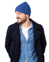 The Barts Mens Coler Beanie in Light Blue