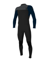 Hammer 3/2mm Chest Zip Wetsuit in Black, Abyss & Graphite