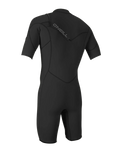 Hammer 2mm Chest Zip Shorty Wetsuit in Black