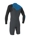 The O'Neill Mens Hammer 2mm Chest Zip Spring Wetsuit in Graphite, Black & Ocean